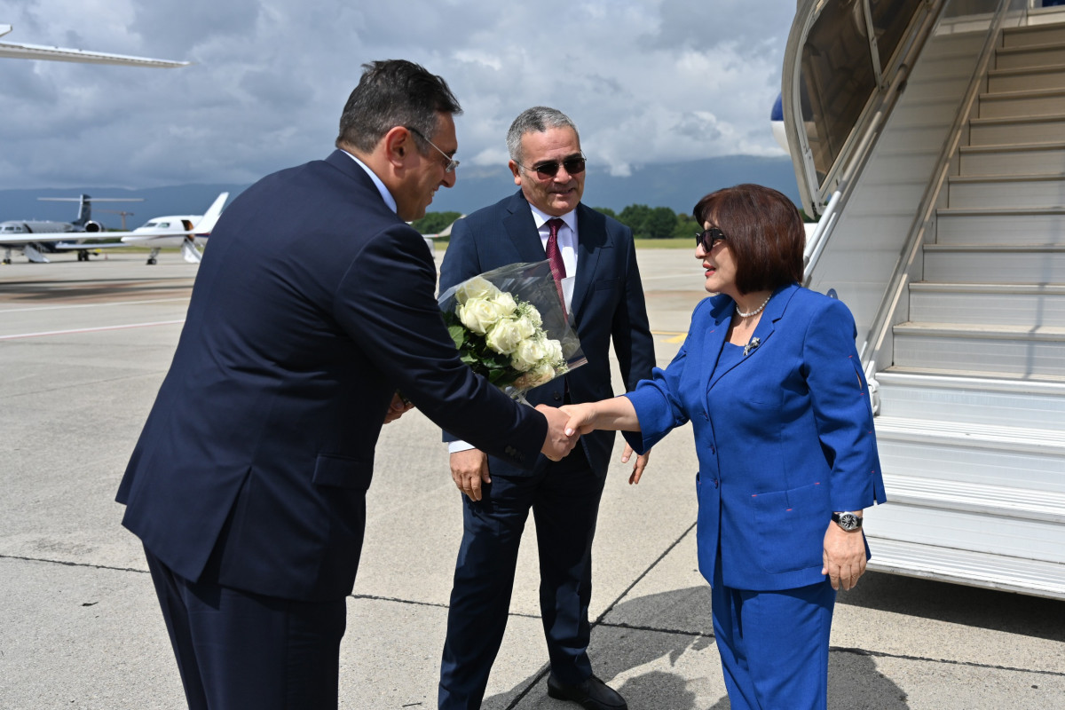 Azerbaijan’s Speaker pays a working visit to Geneva-PHOTO 