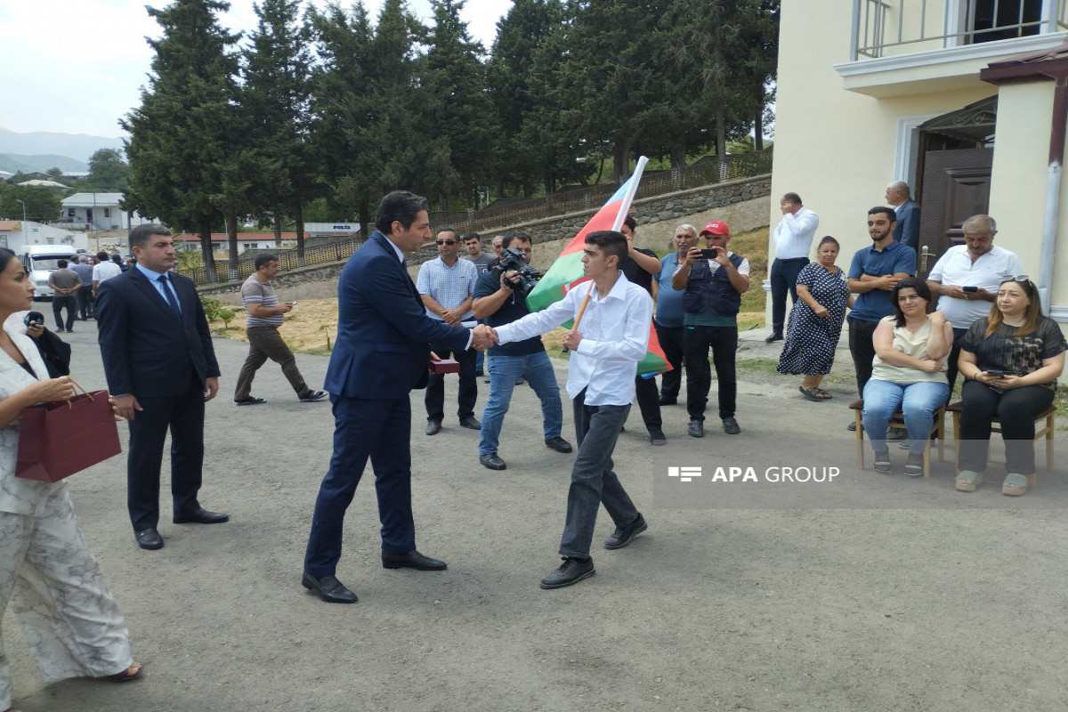 Azerbaijan relocates another group of former IDPs to Ballija village in Khojaly, families receive house keys -PHOTO -VIDEO  -UPDATED-1 