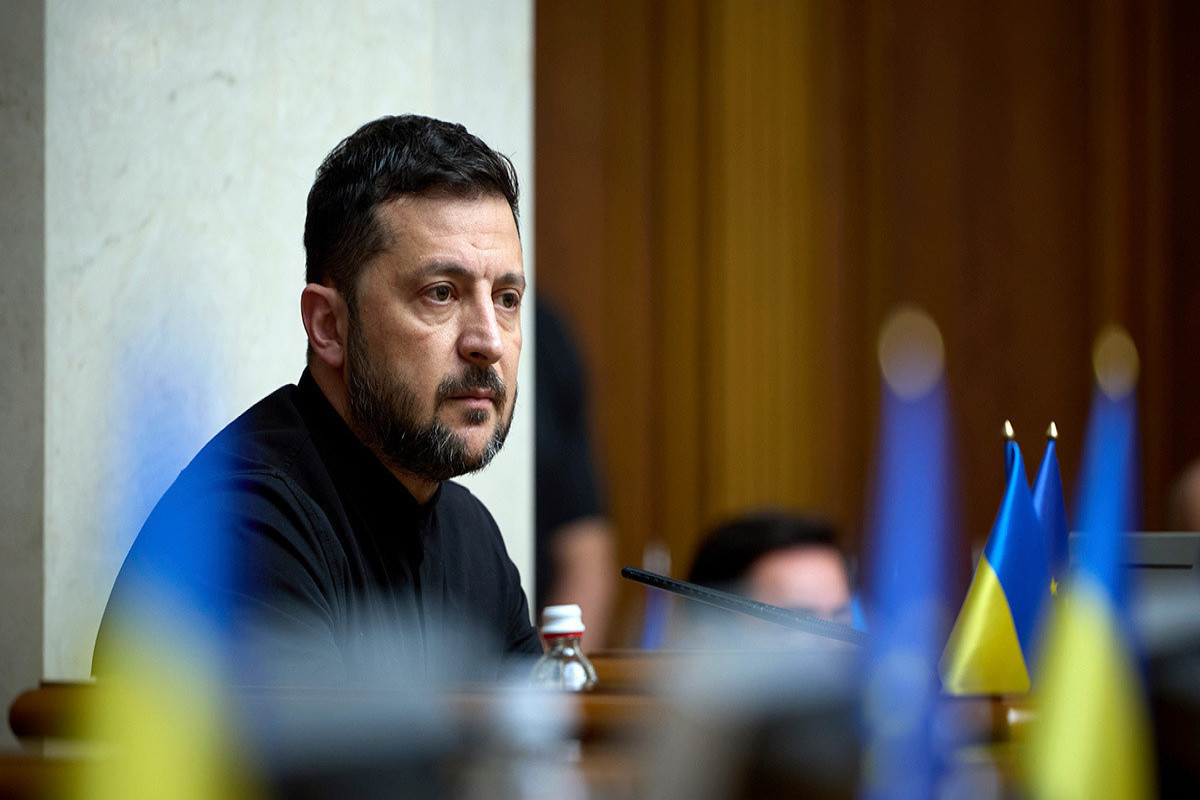 Ukrainian President Volodymyr Zelensky