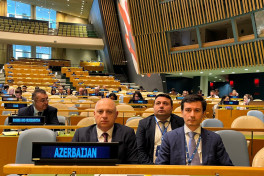 Azerbaijan’s Deputy FM delivered statement at Plenary Session of UN High-Level International Conference