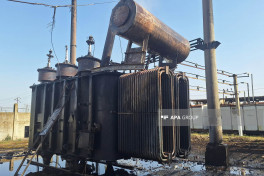 A fire has broken out at an electrical substation in Azerbaijan's Ujar district-VIDEO -VIDEO 