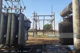 A fire has broken out at an electrical substation in Azerbaijan's Ujar district-VIDEO -VIDEO 
