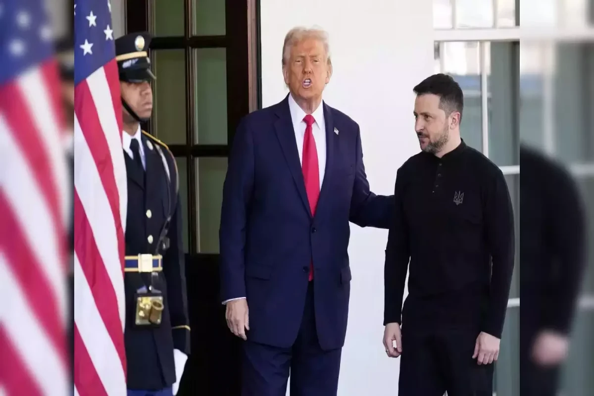U.S. President Donald Trump and Ukrainian President Volodymyr Zelenskiy