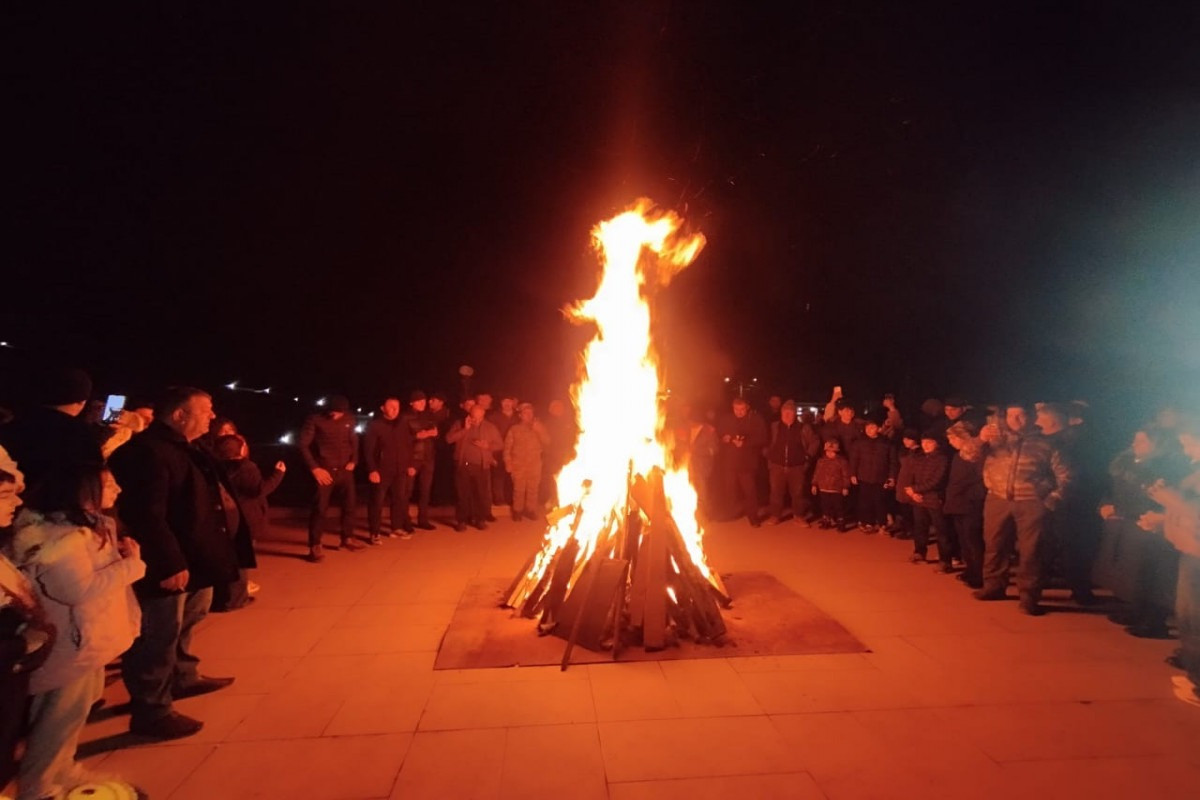 Residents of Azerbaijan’s Khankendi celebrated Fire Tuesday with festive enthusiasm-PHOTO -VIDEO 