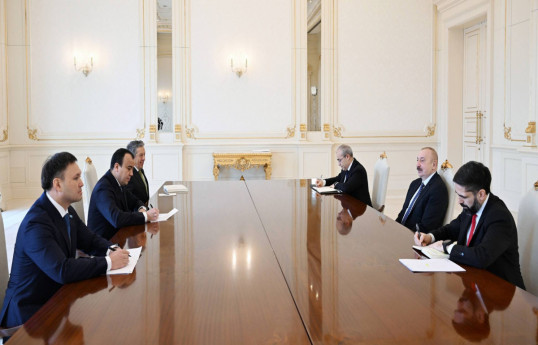 President Ilham Aliyev receives heads of Tatneft, KazMunayGaz and Uzbekneftegaz companies