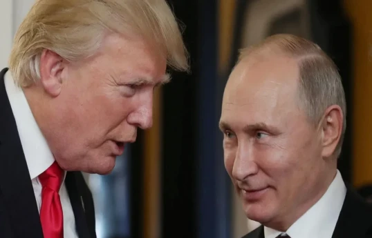 Donald Trump, US president and Vladimir Putin, President of the Russian Federation