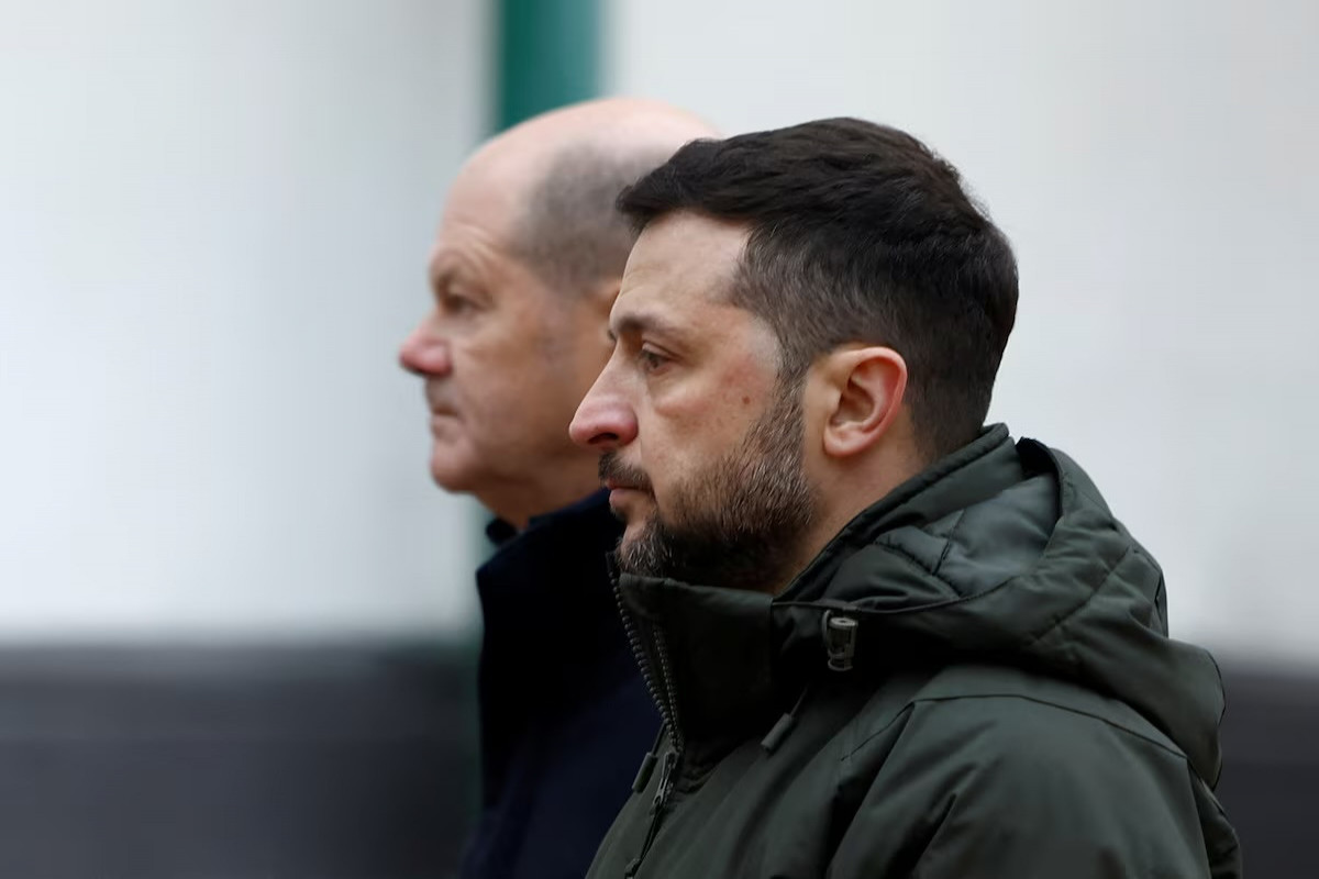 Olaf Scholz, Volodymyr Zelenskyy