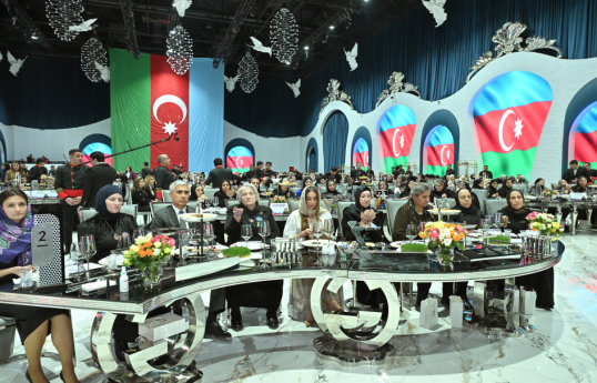 Arzu Aliyeva attends Iftar ceremony with mothers of martyrs