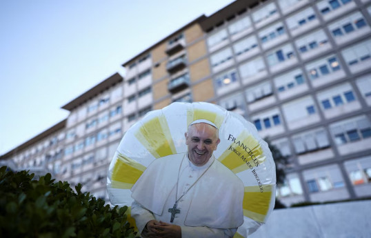 Pope Francis in stable condition, resumes some work, Vatican says
