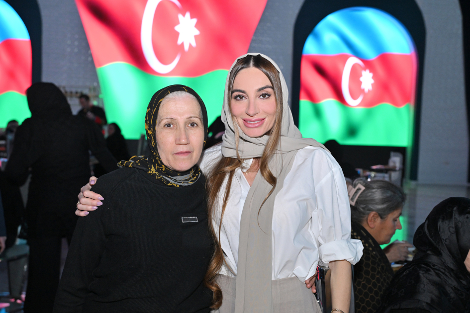 Arzu Aliyeva attends Iftar ceremony with mothers of martyrs