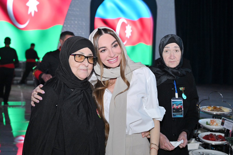 Arzu Aliyeva attends Iftar ceremony with mothers of martyrs