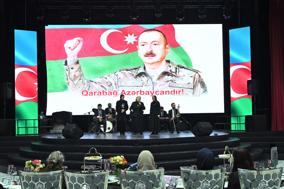Arzu Aliyeva attends Iftar ceremony with mothers of martyrs