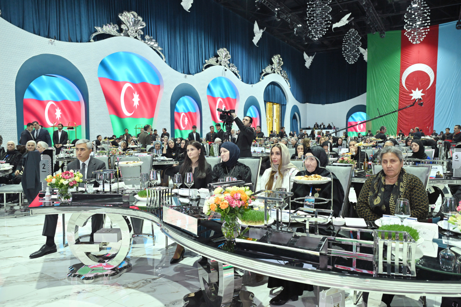 Arzu Aliyeva attends Iftar ceremony with mothers of martyrs