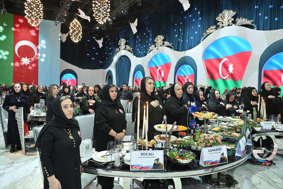 Arzu Aliyeva attends Iftar ceremony with mothers of martyrs
