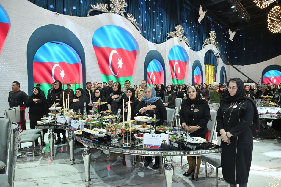 Arzu Aliyeva attends Iftar ceremony with mothers of martyrs
