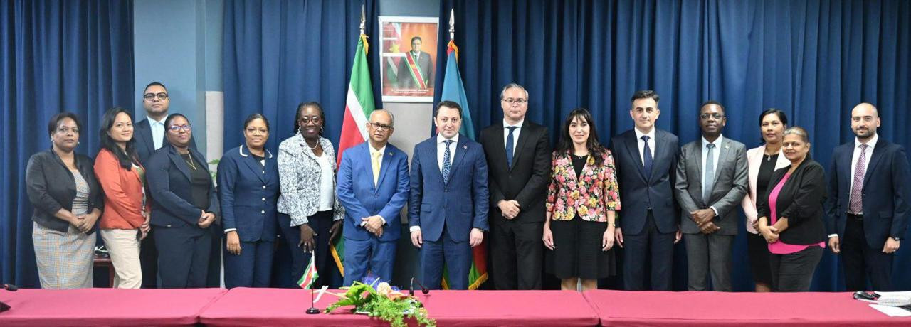 Azerbaijan's Deputy Foreign Minister leads government mission to Suriname -PHOTO 