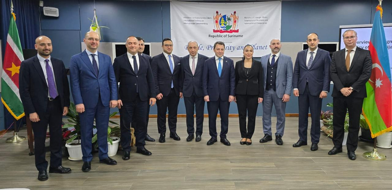 Azerbaijan's Deputy Foreign Minister leads government mission to Suriname -PHOTO 