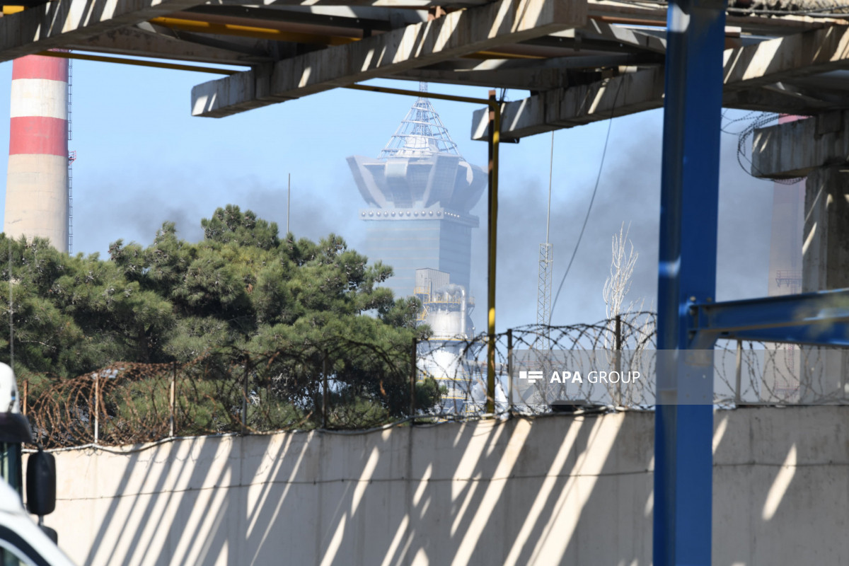 MES forces fully extinguish the fire at Oil Refinery in Baku -VIDEO -PHOTO -UPDATED -2 