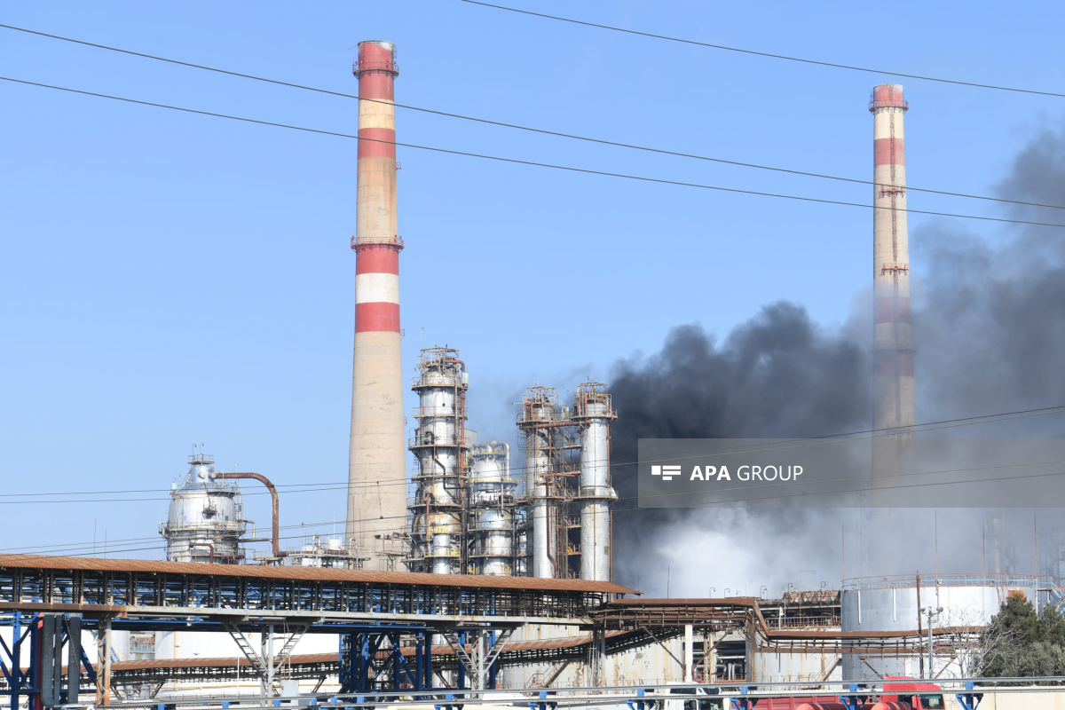 MES forces fully extinguish the fire at Oil Refinery in Baku -VIDEO -PHOTO -UPDATED -2 