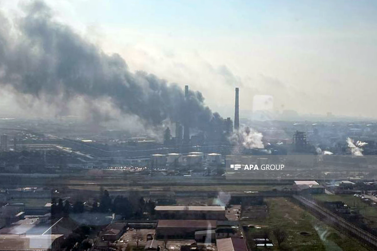 MES forces fully extinguish the fire at Oil Refinery in Baku -VIDEO -PHOTO -UPDATED -2 