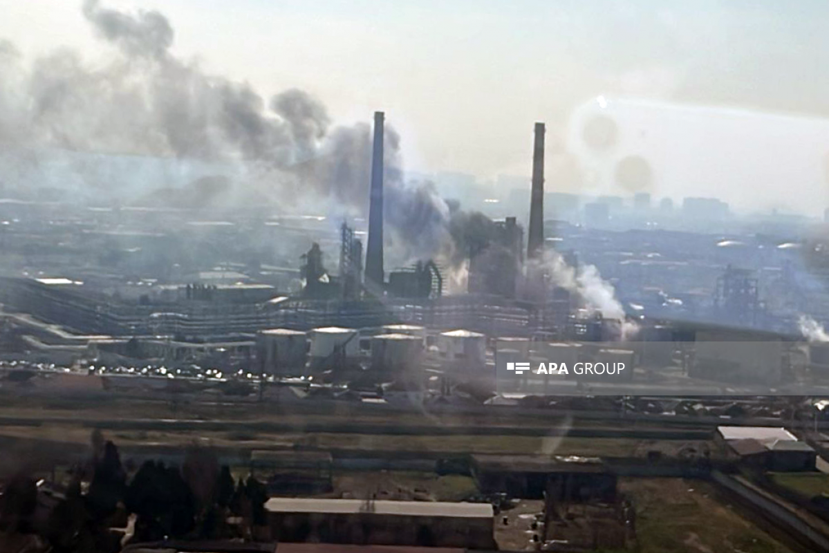 MES forces fully extinguish the fire at Oil Refinery in Baku -VIDEO -PHOTO -UPDATED -2 