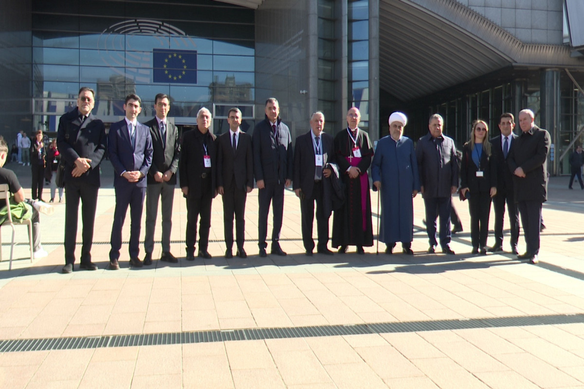 Azerbaijani delegation participate in interreligious international conference in Brussels-PHOTO 