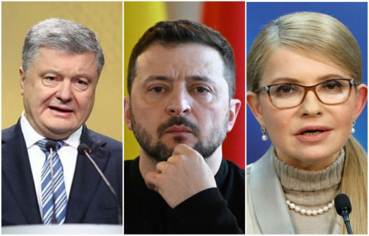 Petro Poroshenko People's Deputy of Ukraine, Volodymyr ZelenskyyUkrainian President, Yulia Tymoshenko People's Deputy of Ukraine