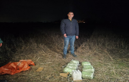 Azerbaijan prevents smuggling of large sums of drugs from Iran: smugglers detained -PHOTO 
