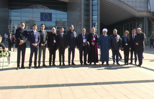 Azerbaijani delegation participate in interreligious international conference in Brussels-PHOTO 