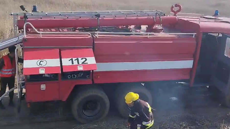Fire on border in Nakhchivan's Sadarak district caused by Armenia extinguished -VIDEO -PHOTO 