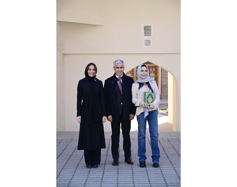 First Vice-President Mehriban Aliyeva visited Shah Abbas and Huseyniyye mosques in Ganja