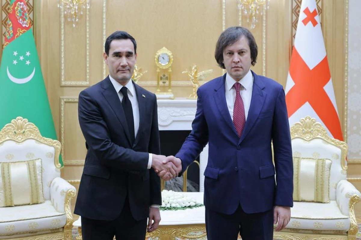 Serdar Berdimuhamedov, the President of Turkmenistan, Georgian Prime Minister Irakli Kobakhidze