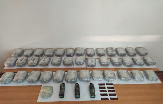 Azerbaijan prevents smuggling 42 kg narcotics from Iran-PHOTO 