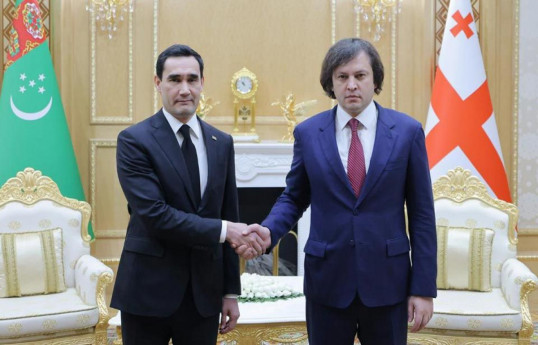 Serdar Berdimuhamedov, the President of Turkmenistan, Georgian Prime Minister Irakli Kobakhidze