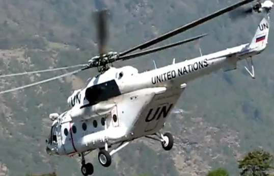 U.N. chopper hit in Sudan, killing one crew member and some soldiers