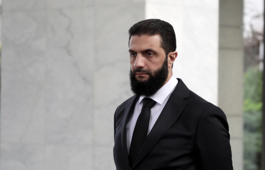 Syria's de facto leader Ahmed al-Sharaa
