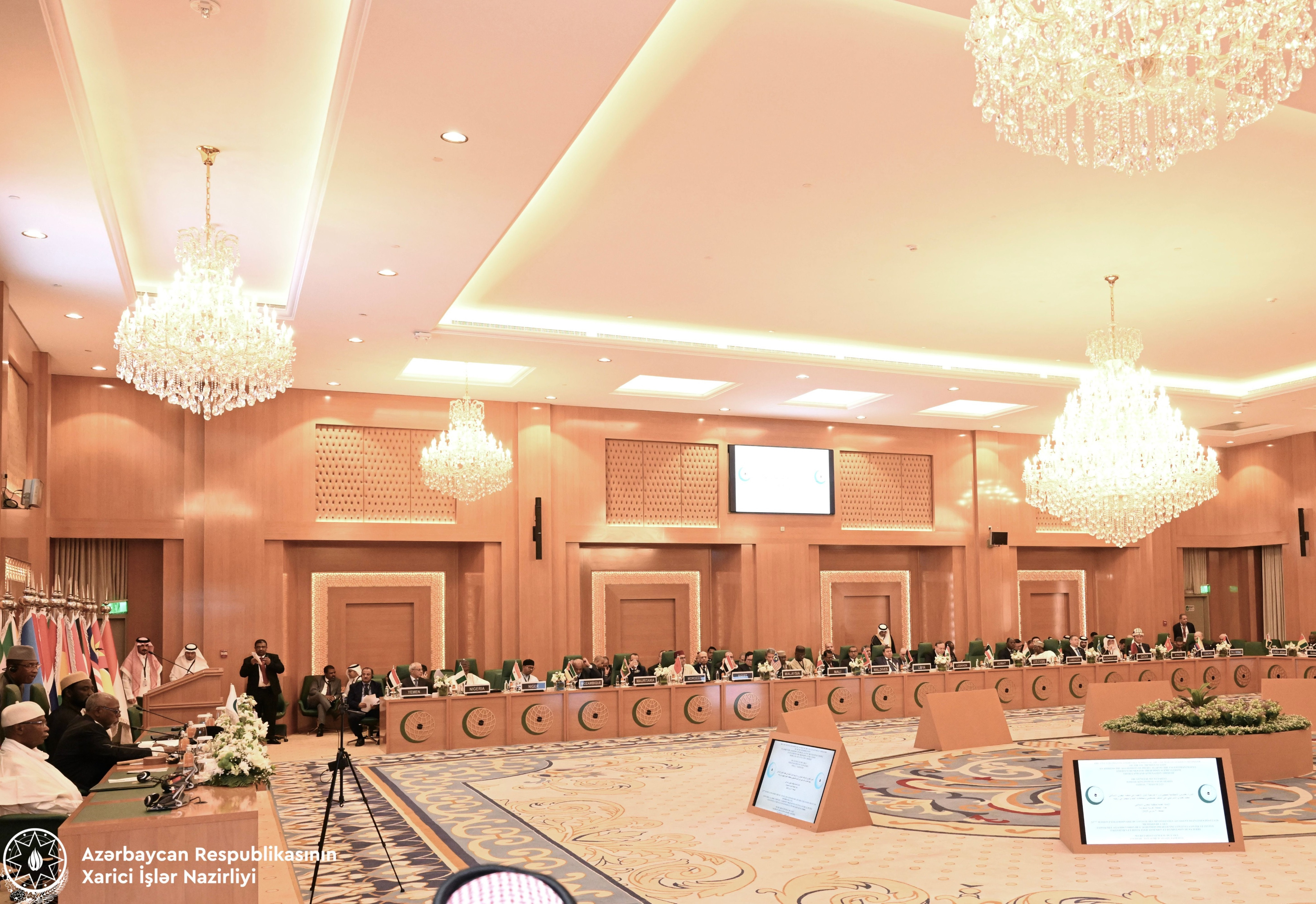 Azerbaijani FM attends extraordinary session of the Council of Foreign Ministers of the Organization of Islamic Cooperation