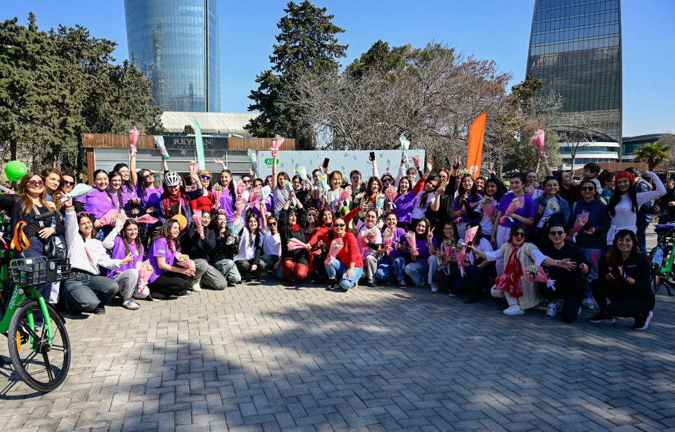 Cycling marathon held in Baku on International Women’s Day-PHOTO 