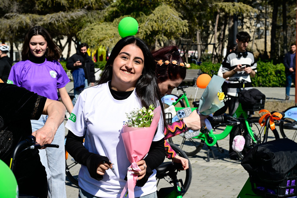 Cycling marathon held in Baku on International Women’s Day-PHOTO 