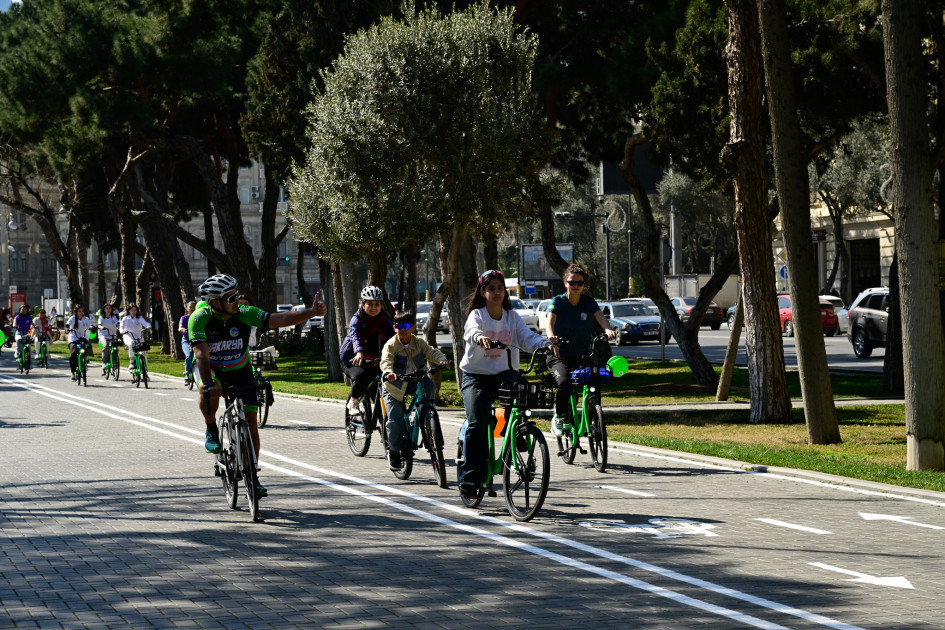 Cycling marathon held in Baku on International Women’s Day-PHOTO 