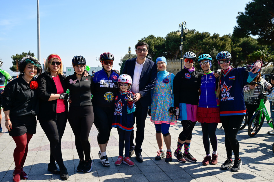 Cycling marathon held in Baku on International Women’s Day-PHOTO 