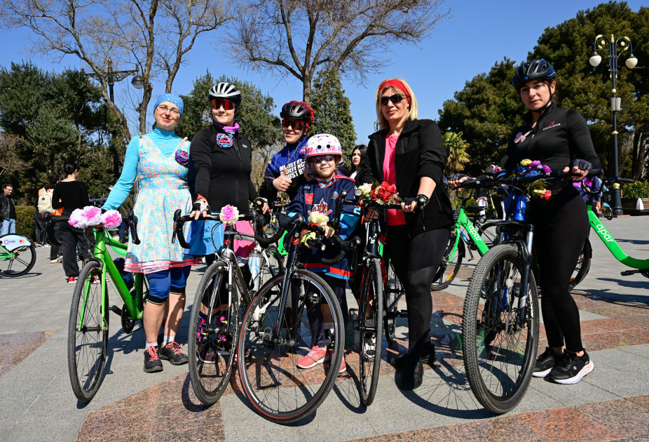 Cycling marathon held in Baku on International Women’s Day-PHOTO 