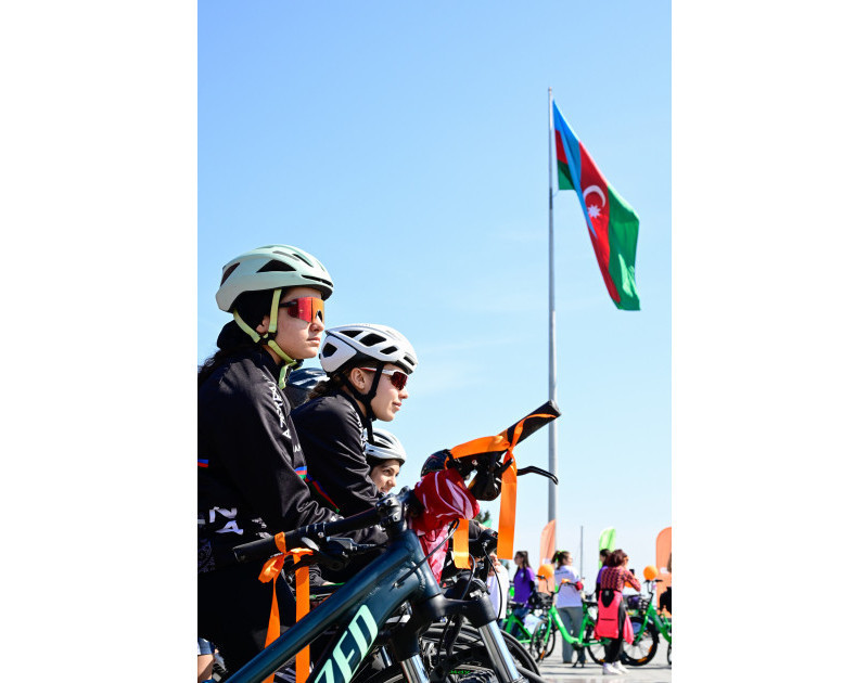 Cycling marathon held in Baku on International Women’s Day-PHOTO 