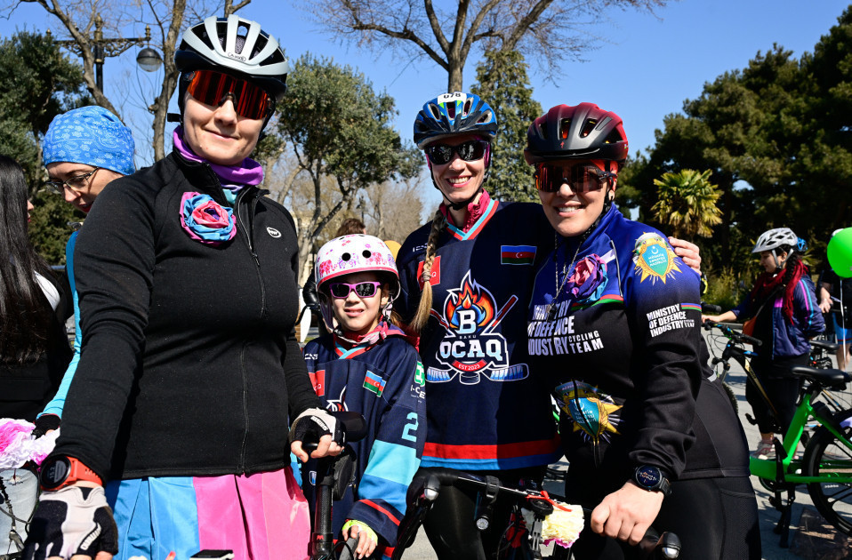 Cycling marathon held in Baku on International Women’s Day-PHOTO 