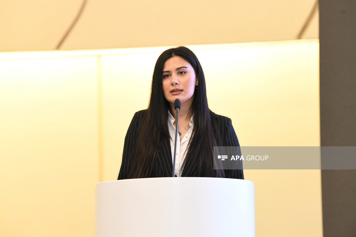 employee of the Cinema Agency of the Republic of Azerbaijan Sabina Baghirova