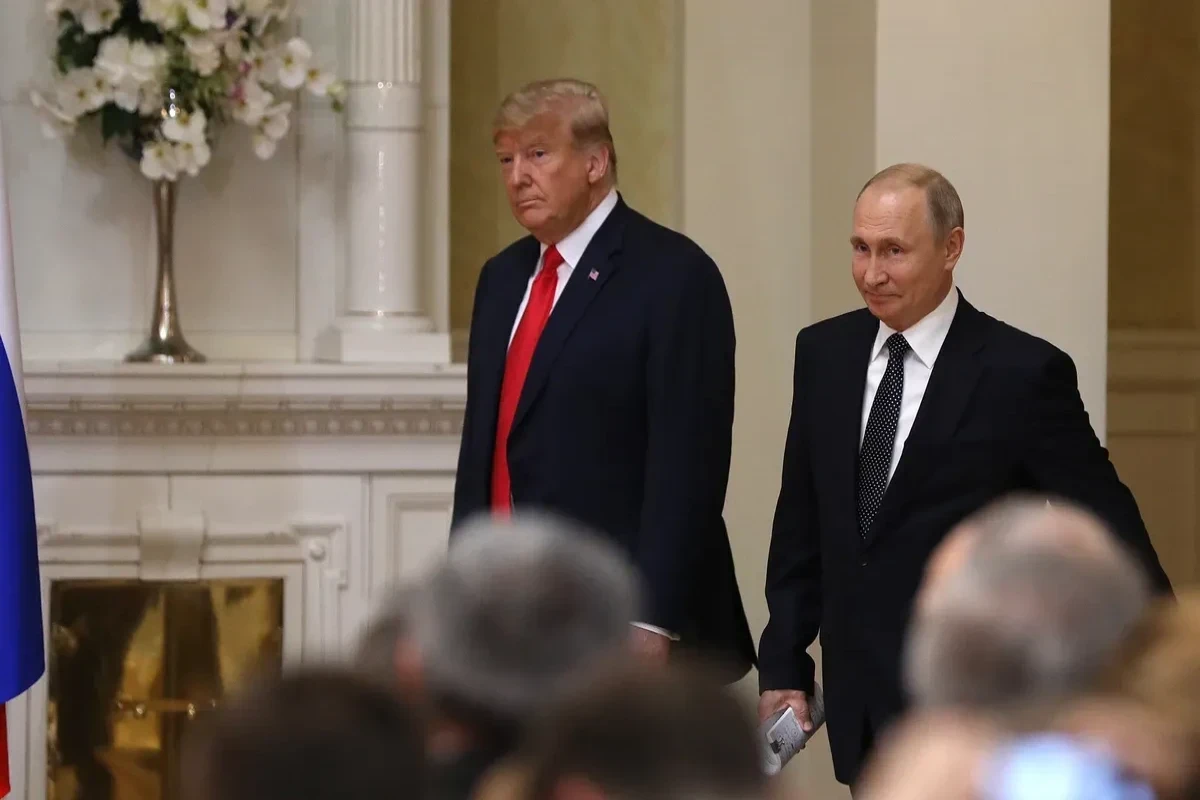 Donald Trump, US president and Vladimir Putin, President of the Russian Federation
