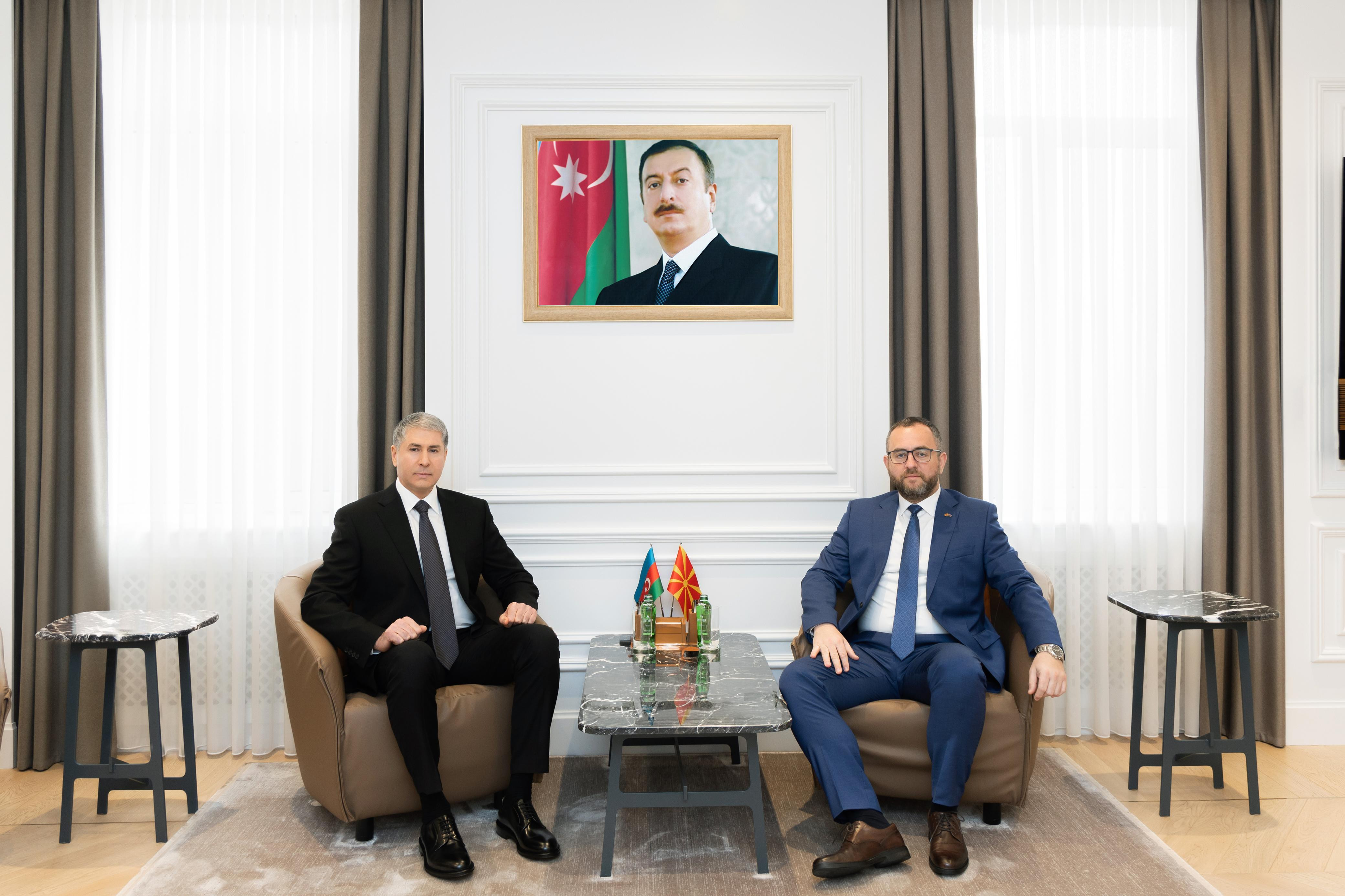 Azerbaijan's Internal Affairs Minister meets with North Macedonian counterpart