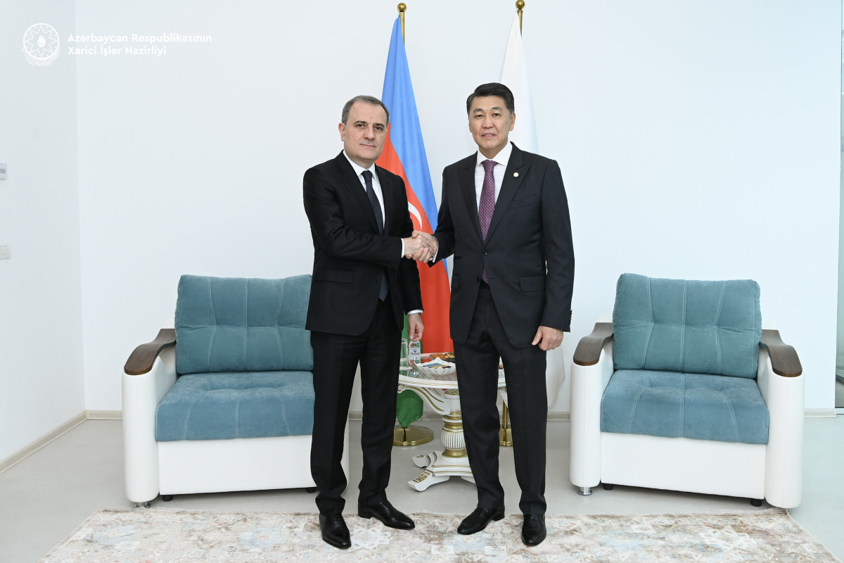 Minister of Foreign Affairs of the Republic of Azerbaijan, Jeyhun Bayramov, Director-General of the Islamic Organization for Food Security (IOFS), Berek Aren,
