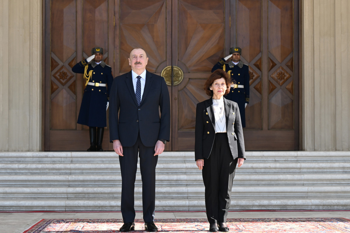 Official welcome ceremony was held for President of North Macedonia Gordana Siljanovska-Davkova