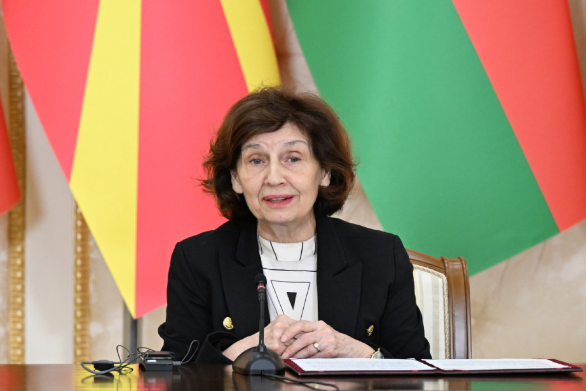President of North Macedonia Gordana Siljanovska-Davkova